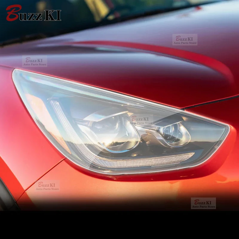 

2pcs For Kia NIRO SG2 2016-2021 Car Exterior Headlight Anti-scratch TPU Protective film Repair sticker Accessories transparent