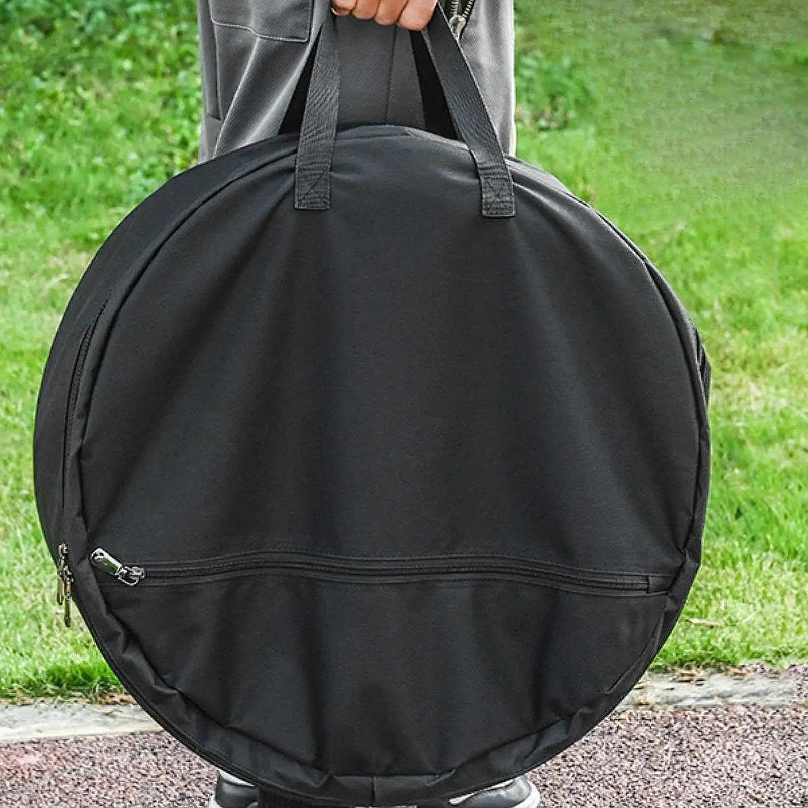 

Hubcap Storage Bag Full Edge Bag W/ Zipper Storage Case Waterproof Decoration Storage Accessory for Models 3 Model Y
