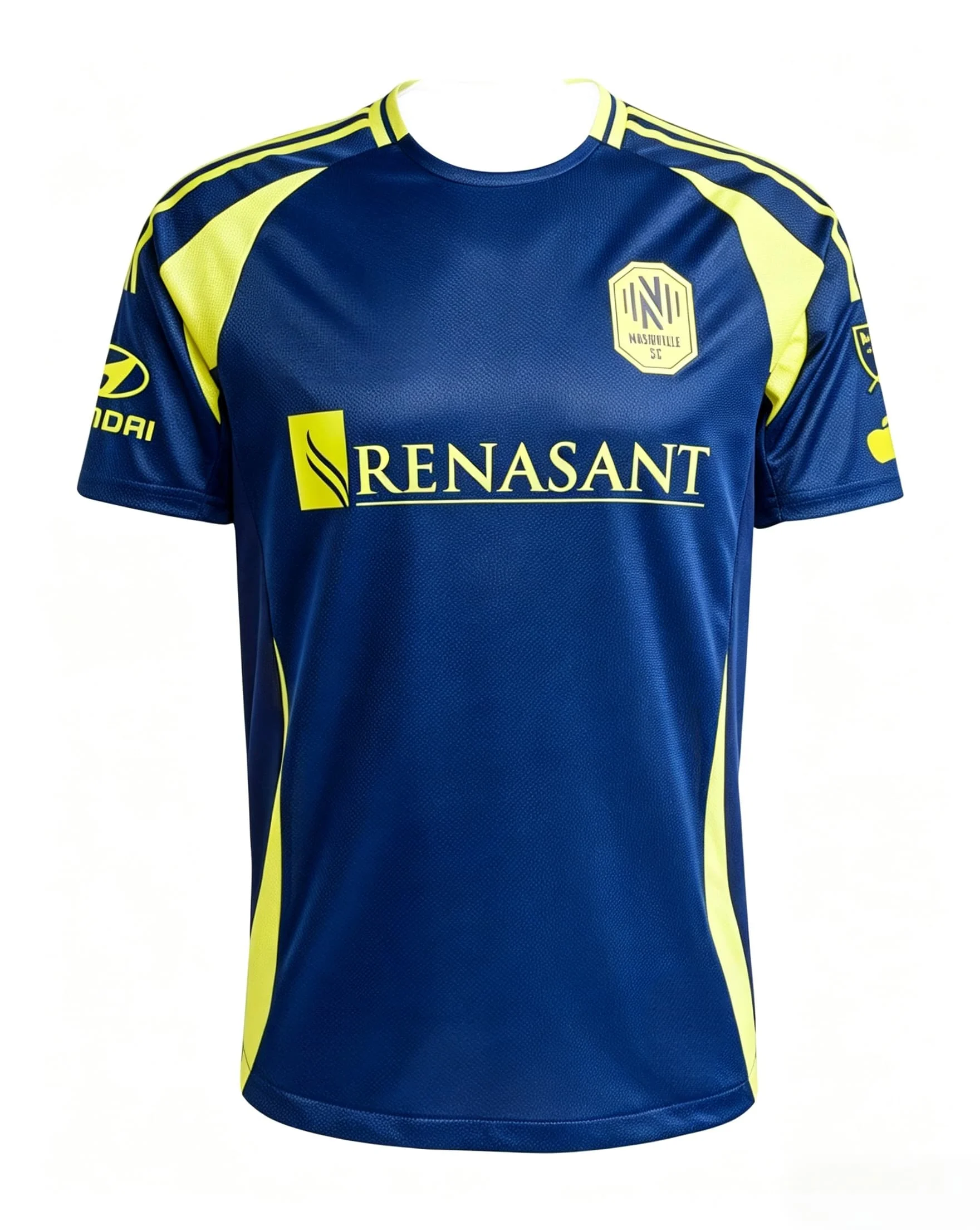 26‑27 Nashville  Home Soccer Jersey Men Short Sleeve Quick‑Dry Football Shirt  Fan Version Sport Uniform Moto