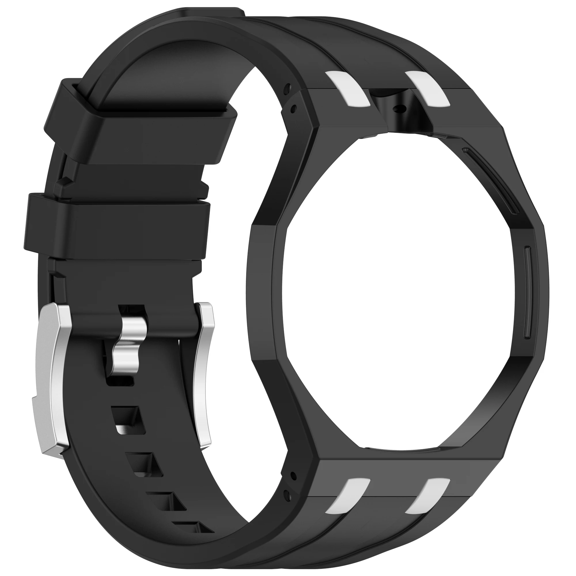 Luxus-Modifikationsset für Swatch X AP Royal POP PC Uhrengehäuse + Silikonarmband Pocket Changer für Armbanduhrenzubehör