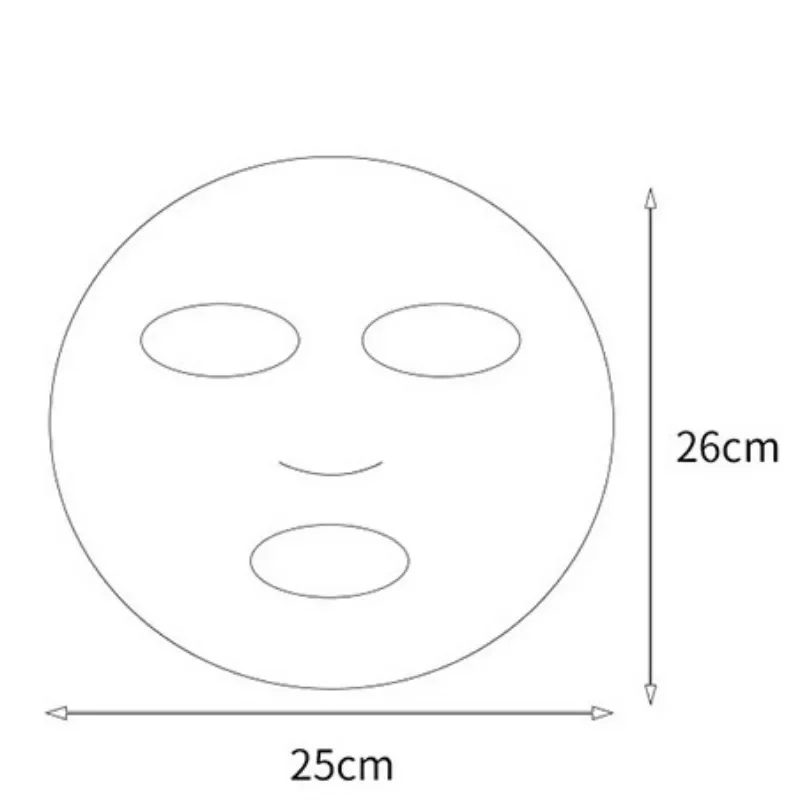 Jednorazowa maska do czyszczenia pełna twarz na szyję papier samoprzylepny folia plastikowa do twarzy przezroczysta maska do pielęgnacji twarzy owinąć przyrząd kosmetyczny do pielęgnacji twarzy