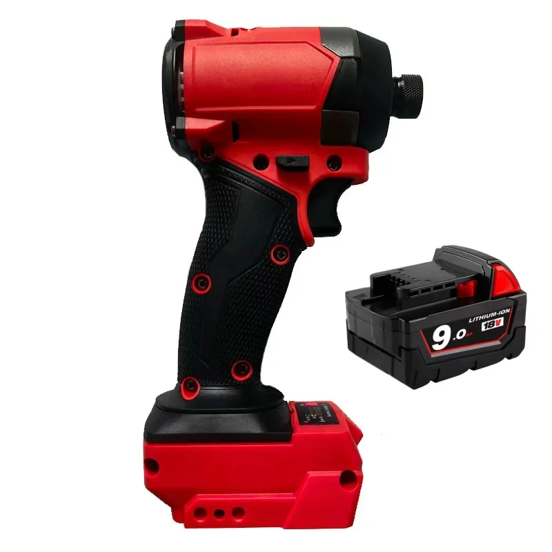 

New Suitable for Milwaukee 18V battery 500n·m torque 1/2 "repair cordless screwdriver brushless impact wrench 4-gear power tool.