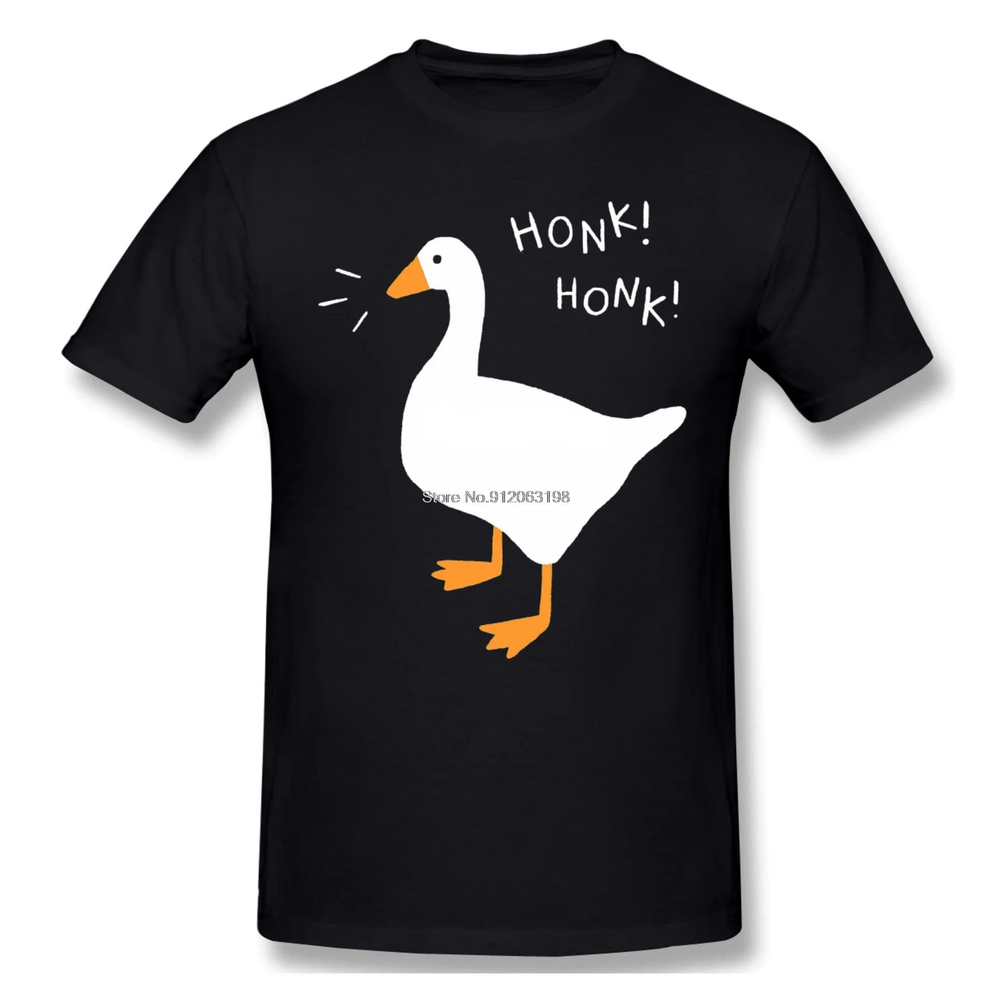 Rengoku Honk Goose Fashion TShirt Design Untitled Goose Games Funny Adventure Cotton Shirts Men T-Shirt Tees Streetwear vintage