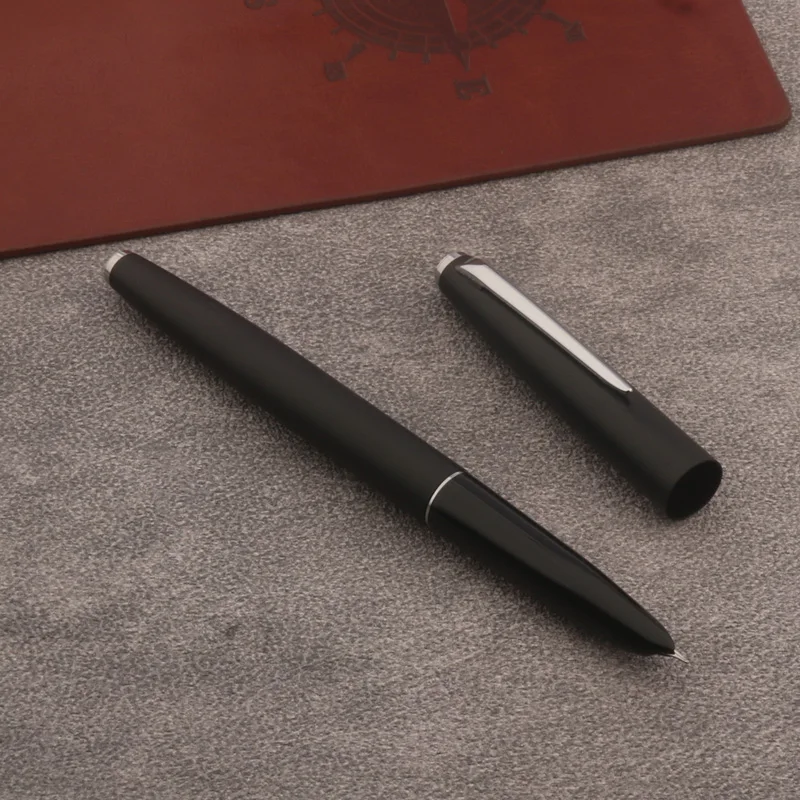 

Металлическая абсолютно новая авторучка, мраморная, черная, серая, чернильная ручка для каллиграфии, канцелярские принадлежности, офисные школьные принадлежности, новинка