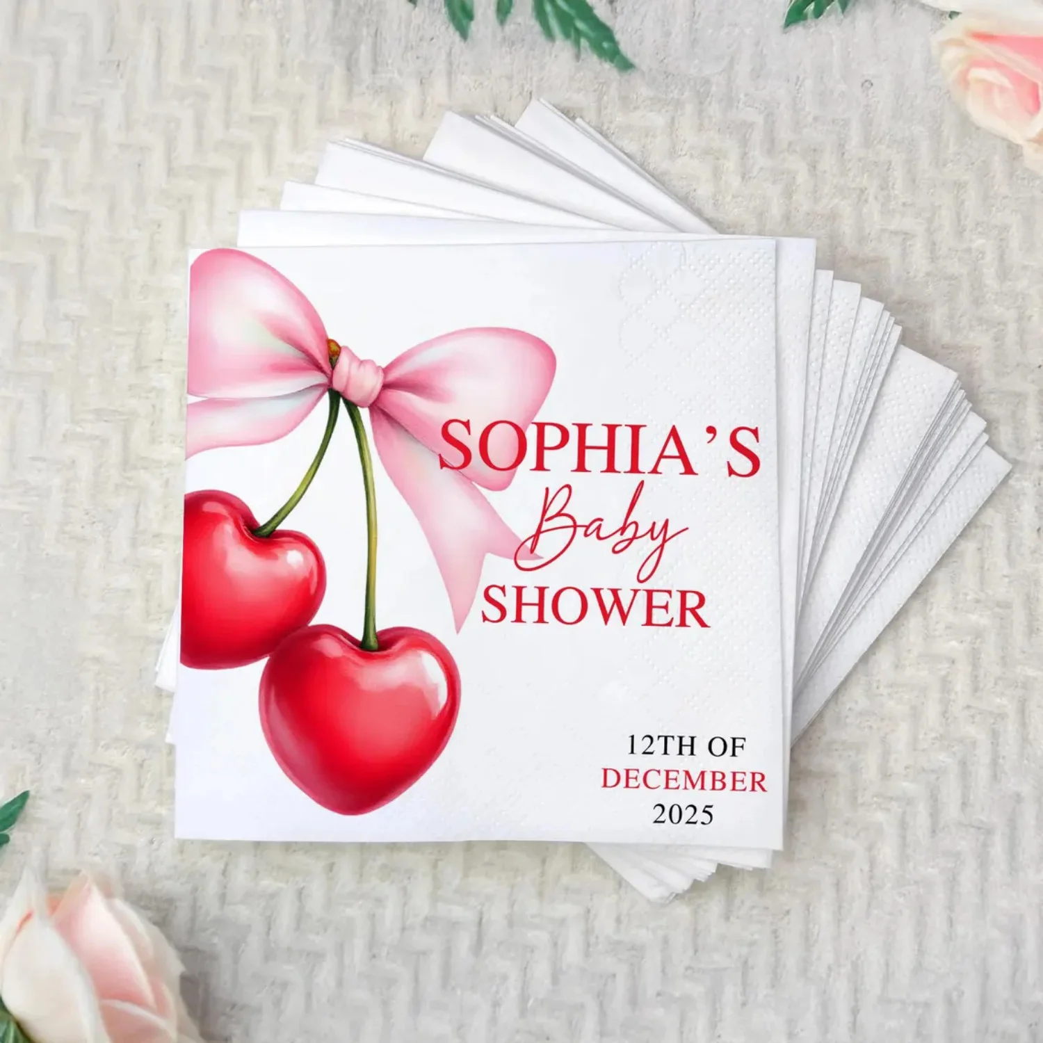 مناديل مخصصة للأطفال، مناديل استحمام مخصصة للأطفال، مناديل احتفال الطفل، مناديل حفلات حديثي الولادة، حفلة مخصصة للفتيات الصغيرات N