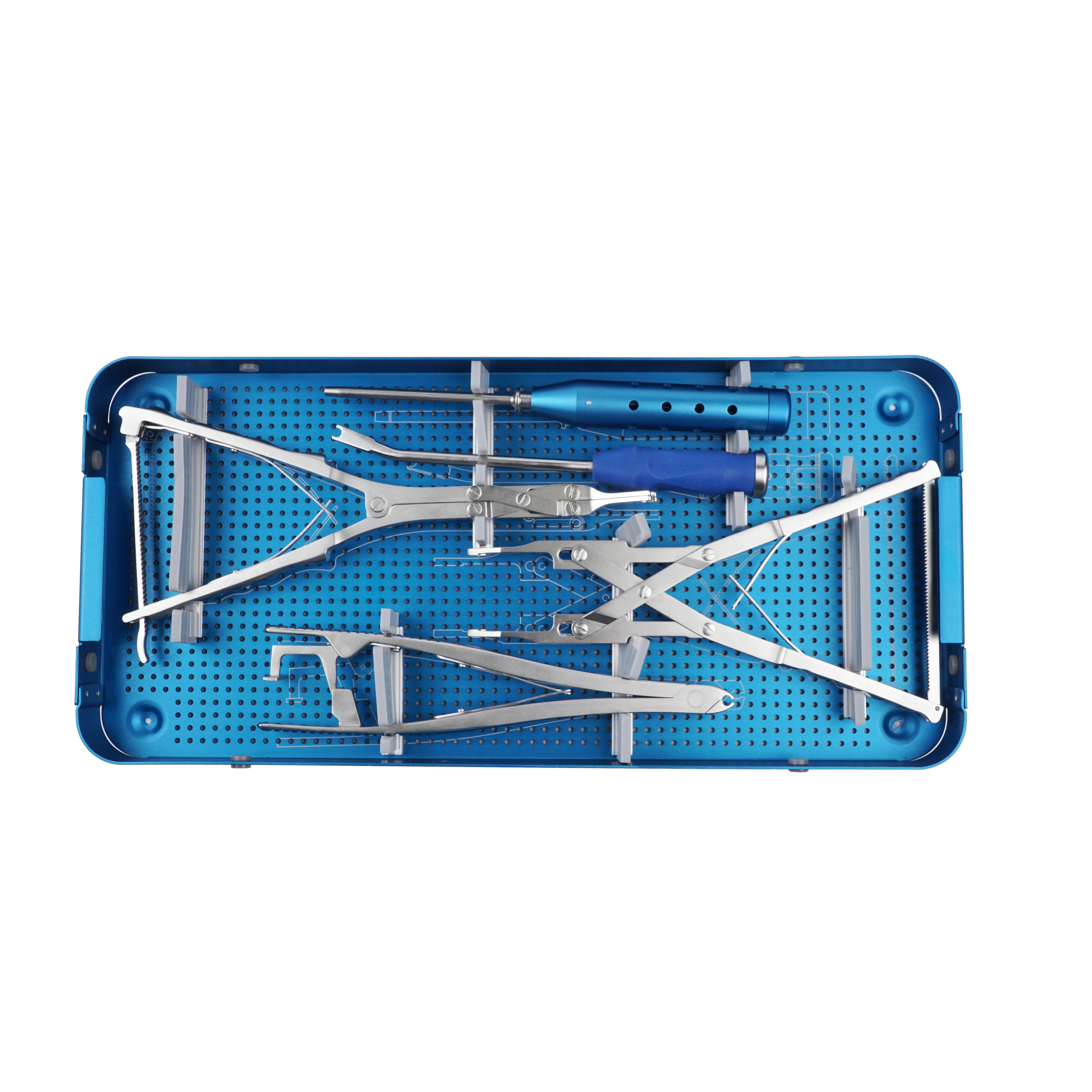 Orthopedic Surgical Instruments Stainless Steel Spinal Pedicle Screw Instrument Set for Spine Fixation Spinal Surgery