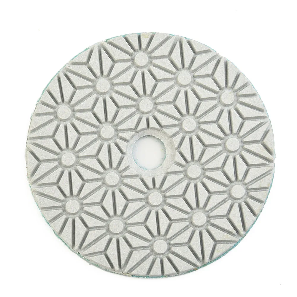 Useful Newest Reliable Polishing Pad Dry/wet Grit Resin Powder 3 Step Polishing Pads 4 Inch 4 Inch (100mm) 5mm