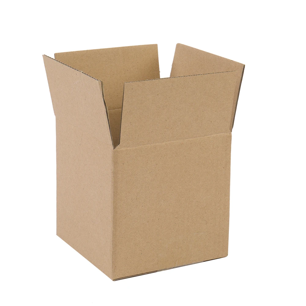 100 Pack Yellow Corrugated Cardboard Boxes 4x4x4" (10x10x10cm) Small Shipping Boxes for Mailing Gift Packaging