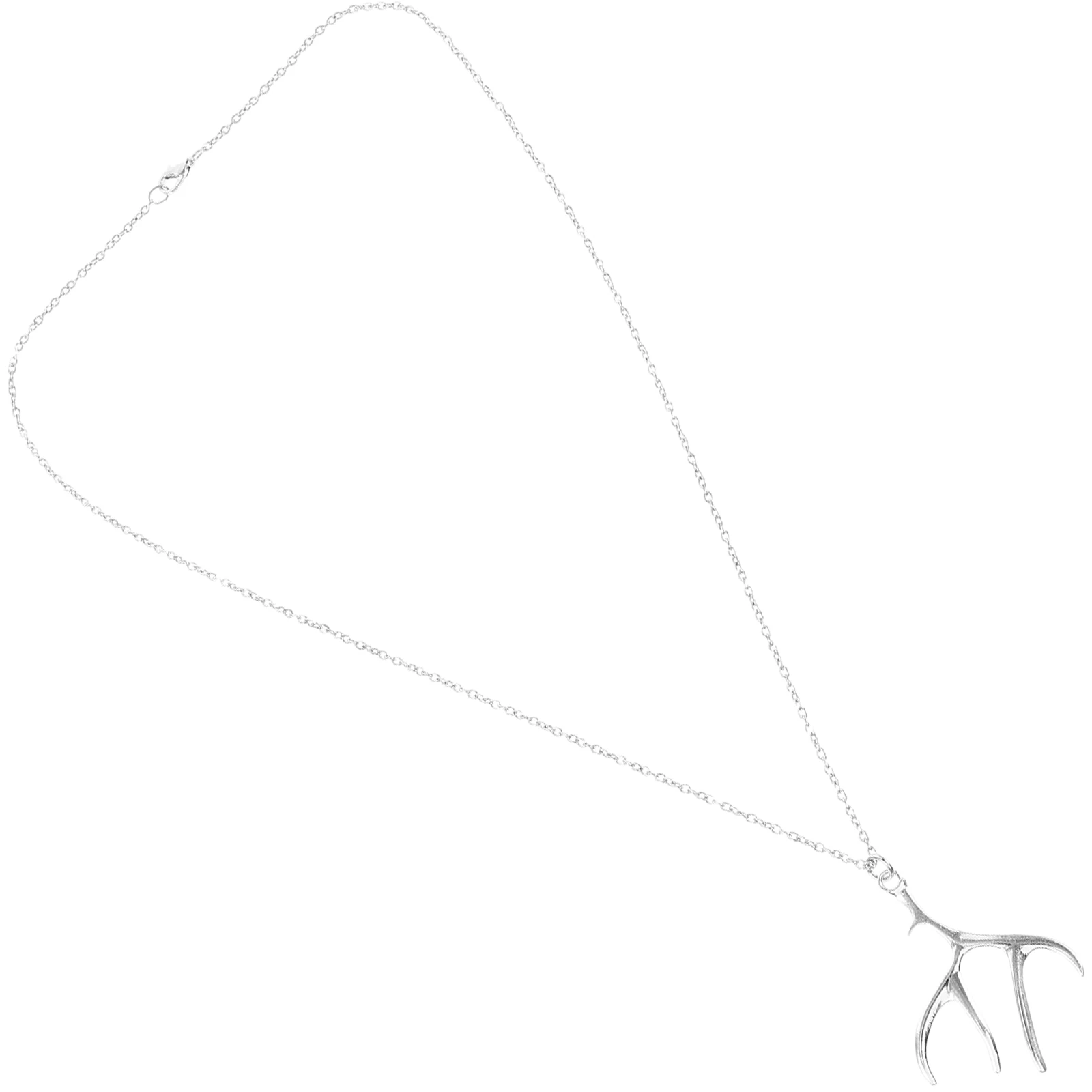 

Xmas Antlers Jewelry Christmas Pendant Necklace Exquisite Antler Design Gifts for Ladies Party Antler Necklace