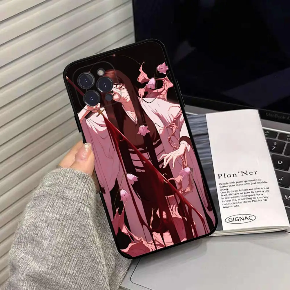 Unohana Retsu بليتش أنيمي جراب هاتف سيليكون لينة آيفون 15 14 13 12 11 برو Mini XS MAX 8 7 6 Plus X XS XR غطاء