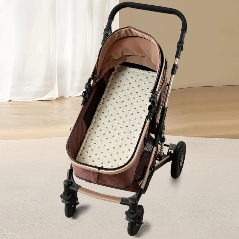 

J15U Baby Pushchair Cushion Toddlers Pushchair Liner Winter Pushchair Pad for Baby Pram Carriage Breathable Cushion