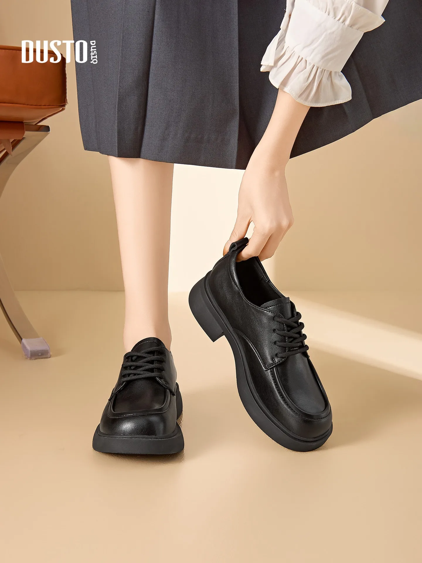 dusto-bla-thi-heel-loers-women's-spring-2026-new-sle-briti-sle-cross-bule-faionable-versatile-commuter-oes