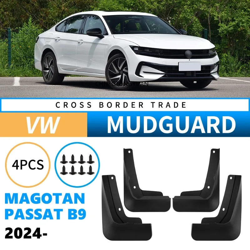 4X For VW Passat B9 5dr Estate Variant Combi 2024 2025 2026 Molded Mud Flaps Splash Guards Mudguards Front Rear Car Accessories