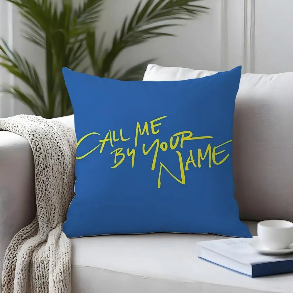 

Чехол для подушки «Зов меня своим именем», плюшевая ткань, мягкий двусторонний диван с принтом, теплая зимняя домашняя наволочка для детского подарка
