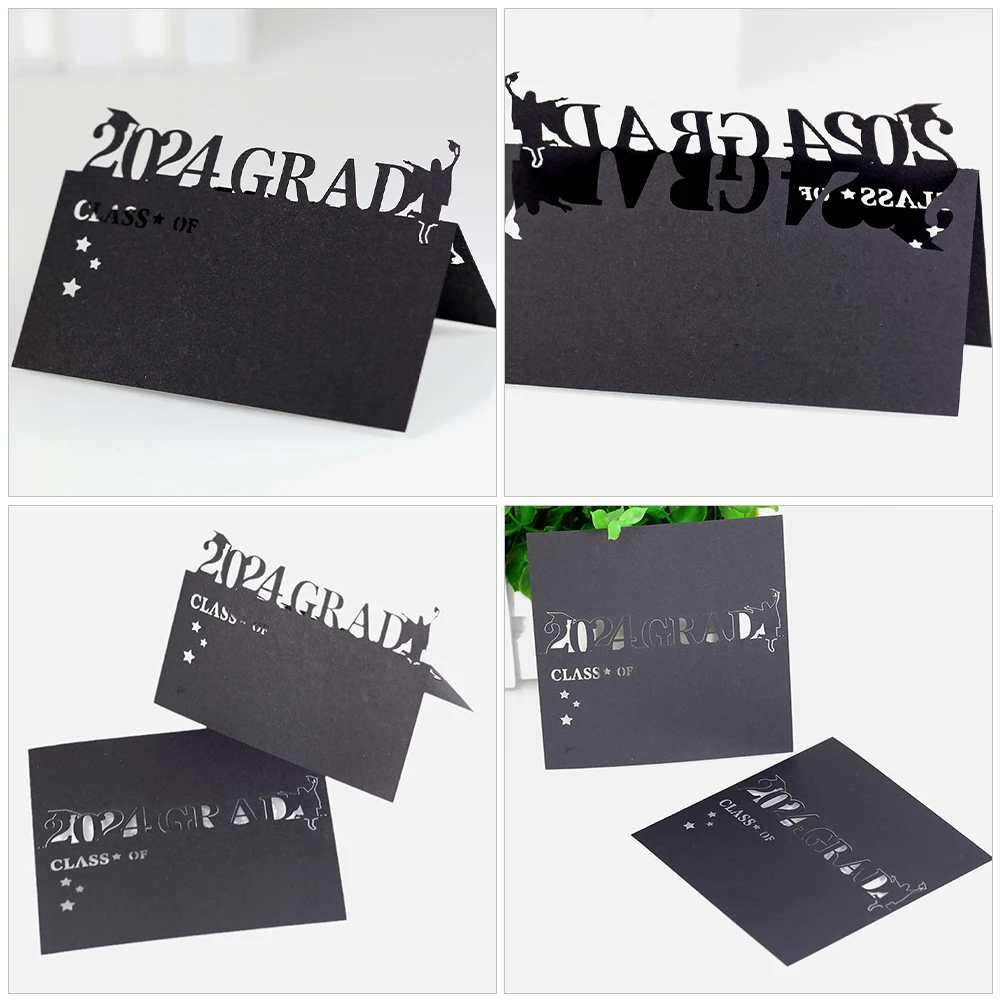 

50 Pcs Small Table Card Signs Wedding Place Cards for Graduation