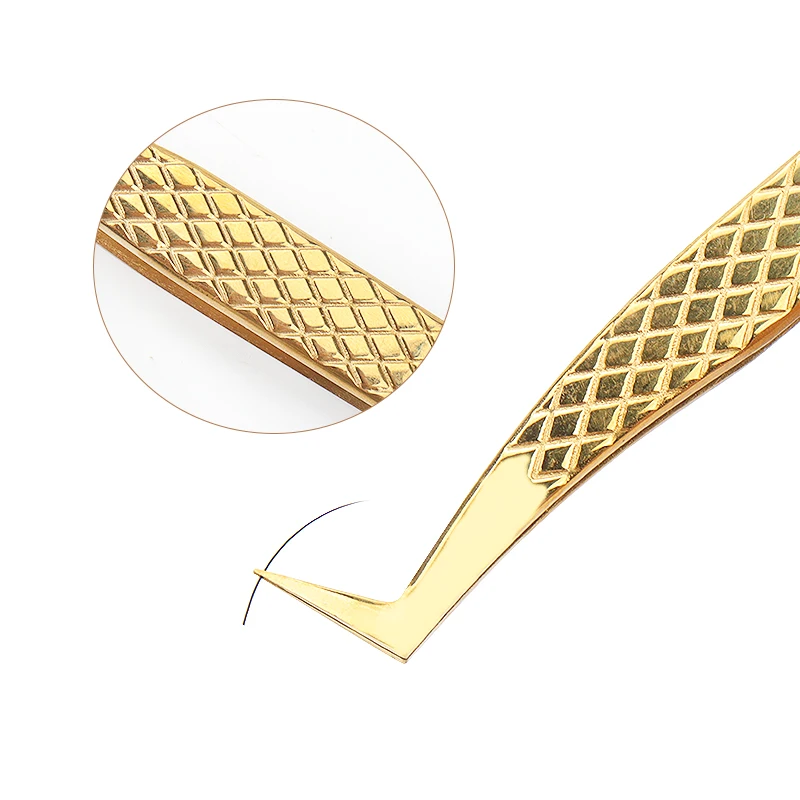 ステンレス鋼まつげリフティングピンセット眉毛クリップ脱毛ピンセット高精度まつげエクステンション用品メイクアップツール