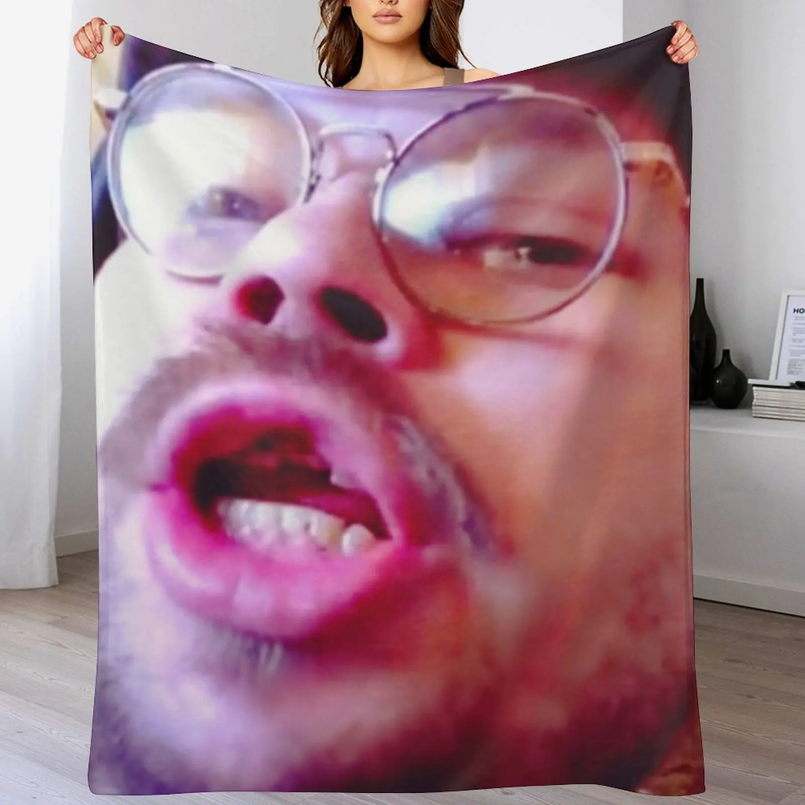 

KINGCOBRAJFS Merch Throw Blanket Warm Plush Fuzzy Blanket for Living Room