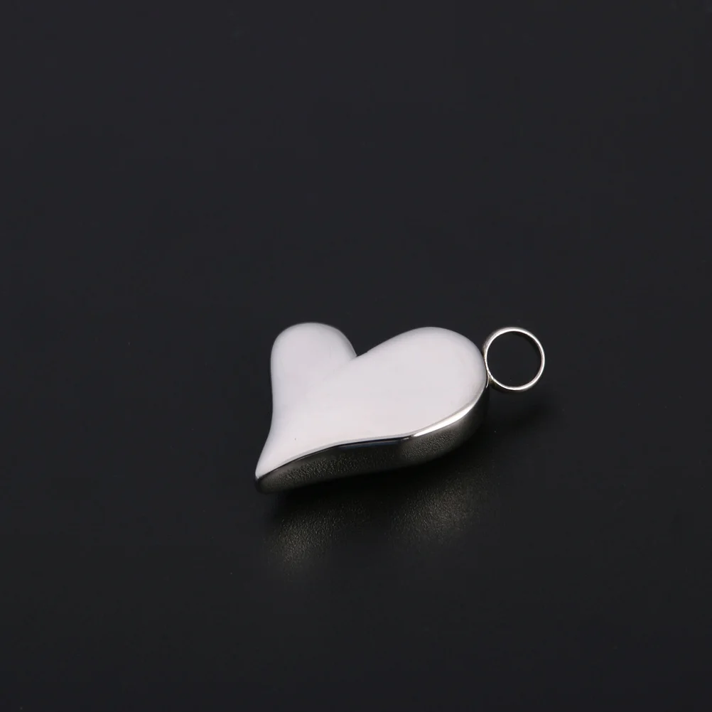 

Heart Cremation Necklace Pendant Dad Forever Love in My Heart Durable Anti-Rust Ash Urn Keepsake Memorial Gift