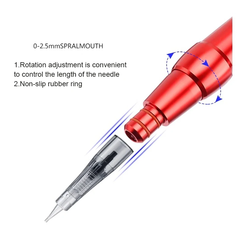 Máquina de tatuagem sobrancelha, Microblading PMU, Máquinas de maquiagem permanente, CE, Alemanha Motor importado, Grau 5, Digital, 95000-30000 rpm