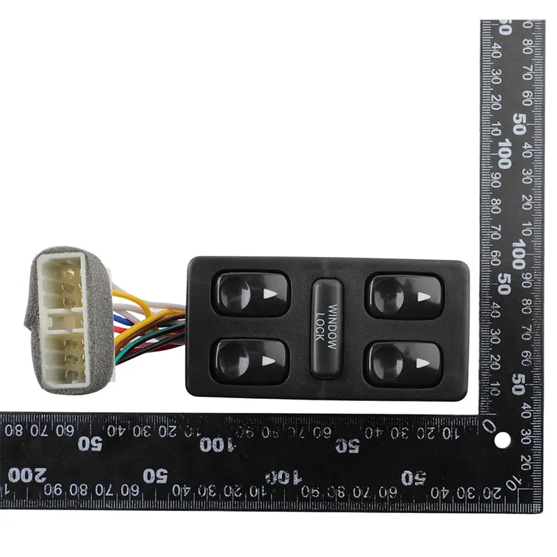 Front Left Driver Side Electric Power Master Window Switch For 1992 1993 1994 Hyundai Elantra Galloper 93570-28001 9357028001