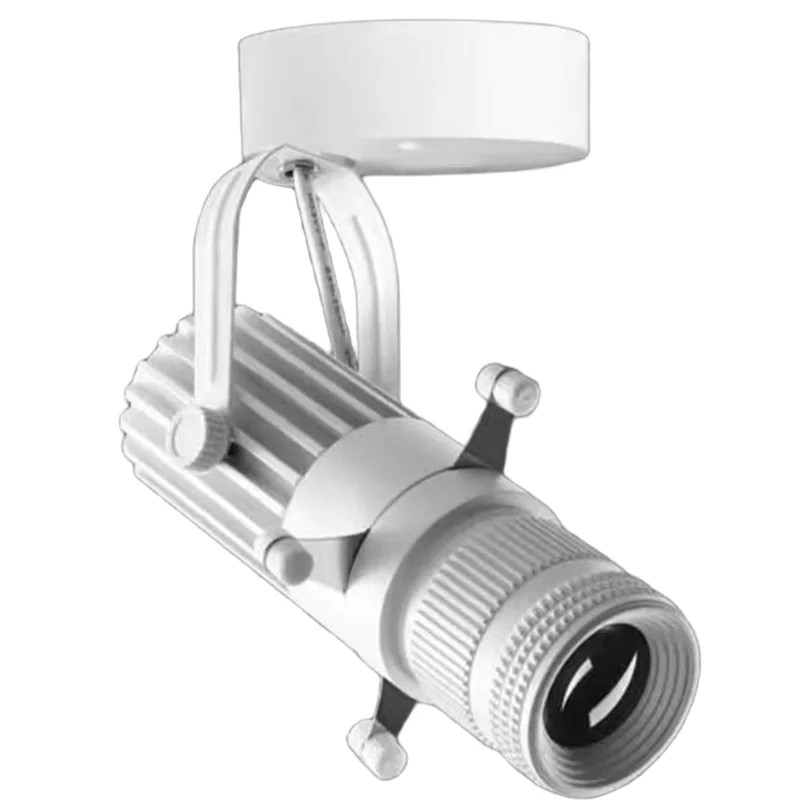 Lampu Sorot LED COB RMWIN-Shopping Mall Spotlights KTV, Mode Variabel, Fokus Dapat Diatur, 15W, Lampu Langit-langit, Lampu Tracking