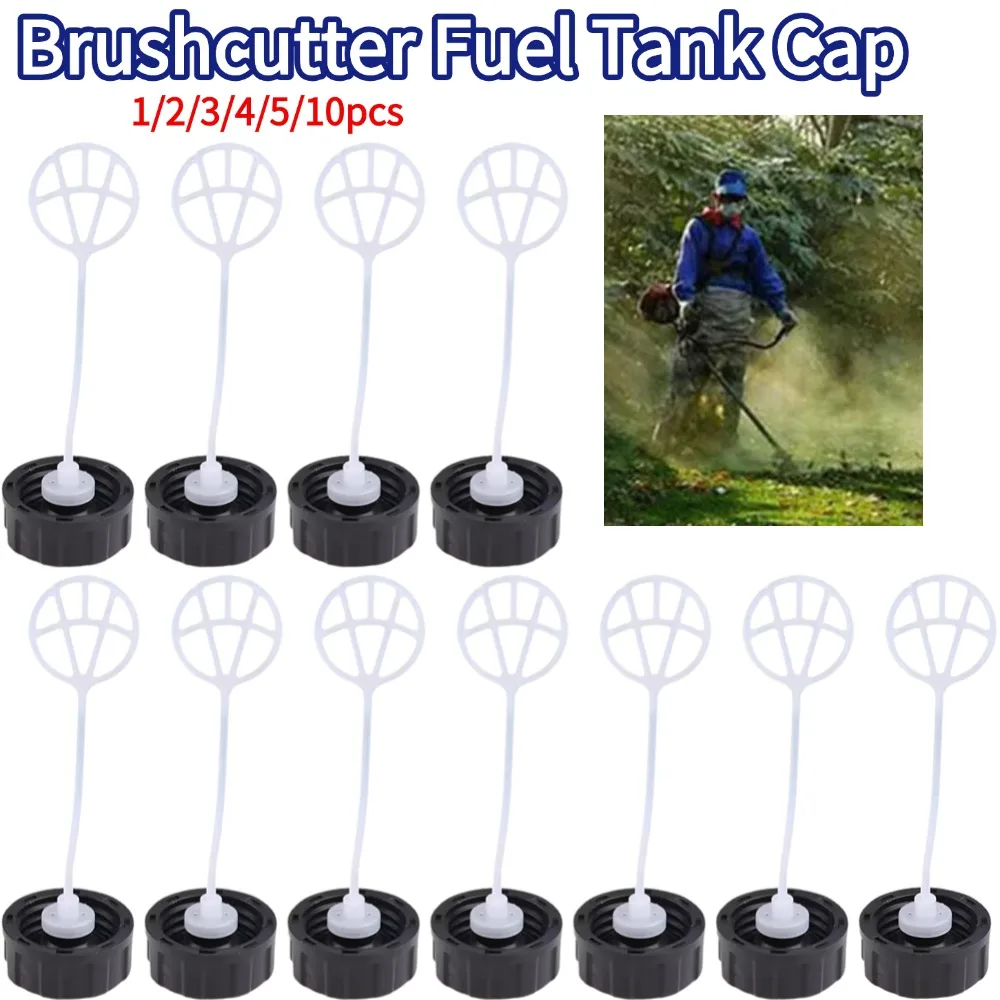 Brushcutter Fuel Tank Cap Suitable for 43cc 49cc 52cc 55cc Strimmer Hedge Trimmer Brush Cutter Grass Trimmer Chainsaw Part 1-10