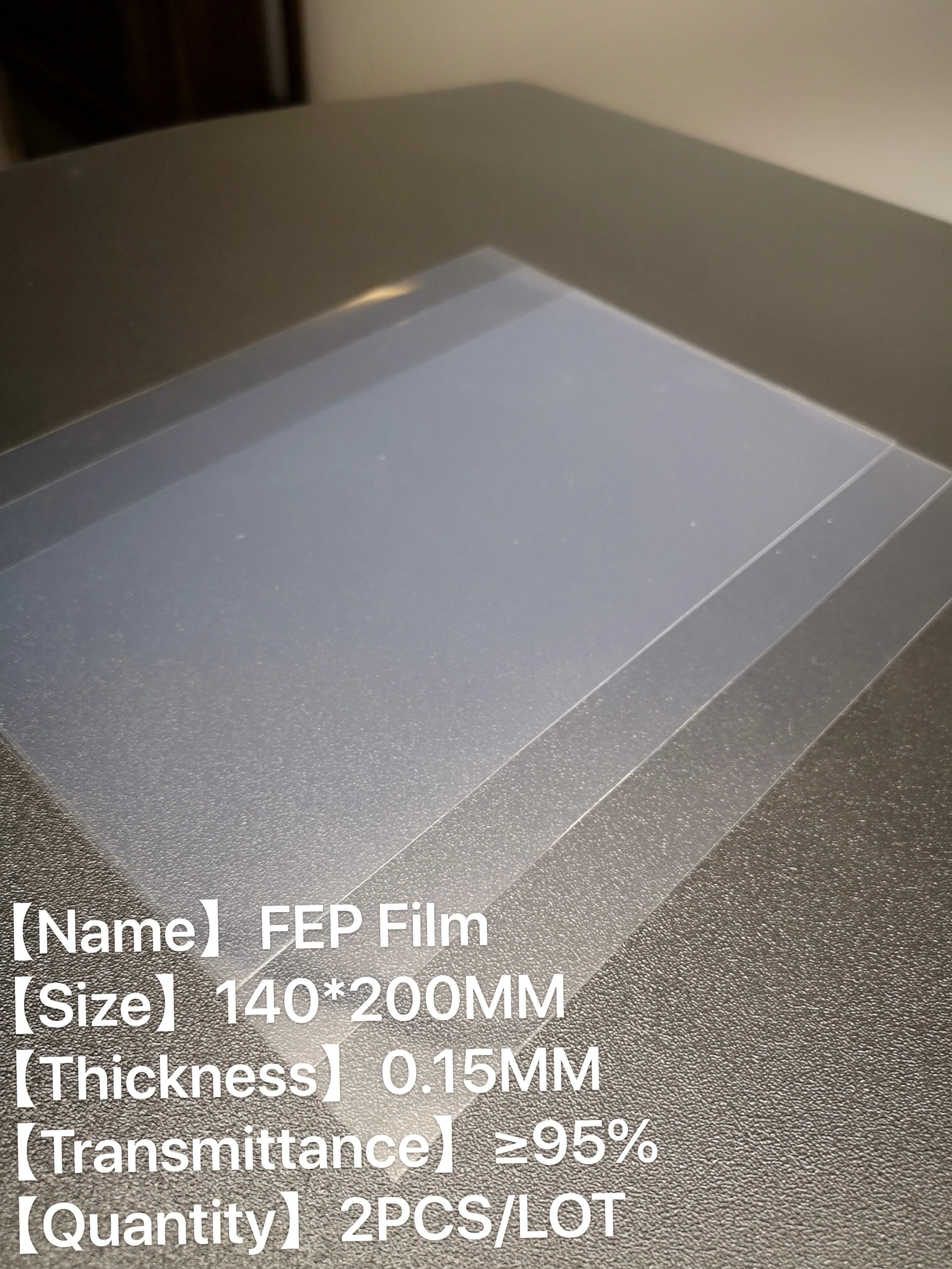 FREE SHIP FEP Film 2 PCS PHOTON SLA 3D PRINTER PARTS 140X200MM SHEET 0.15 THICKNESS ANYCUBIC RESIN UV LIGHT PRINTING IMPERESORA