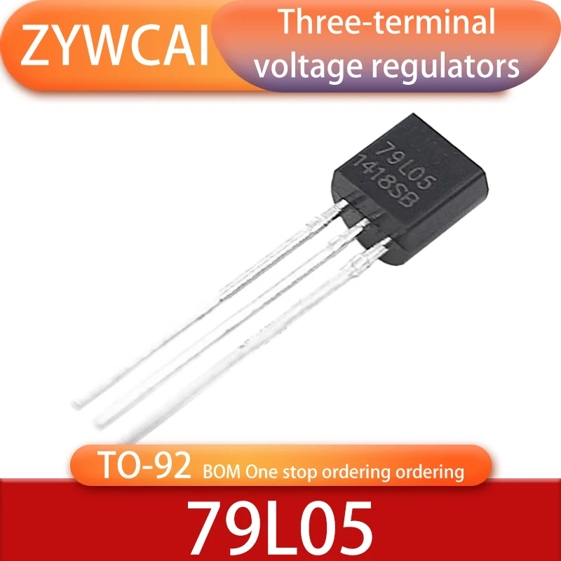 20PCS 79L05 TO-92 package input 30V output 5V 100mA linear three terminal regulator (LDO) transistor