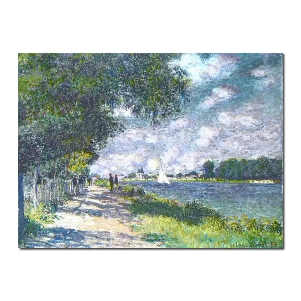 

The Seine at Argenteuil of Claude Monet art oil paintings Canvas reproduction hand-painted