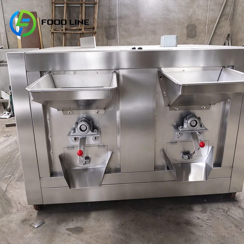 Commercial Nut Roasting Machine Nut Roaster Food Roasting Equipment Hazelnut Peanut Pistachio Customized