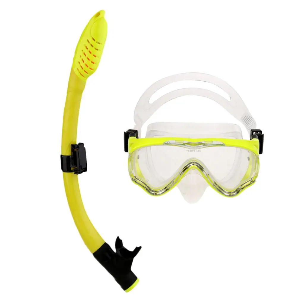 Children Kids Junior Scuba Silicone Goggles Mask Snorkel Set Swimming Diving