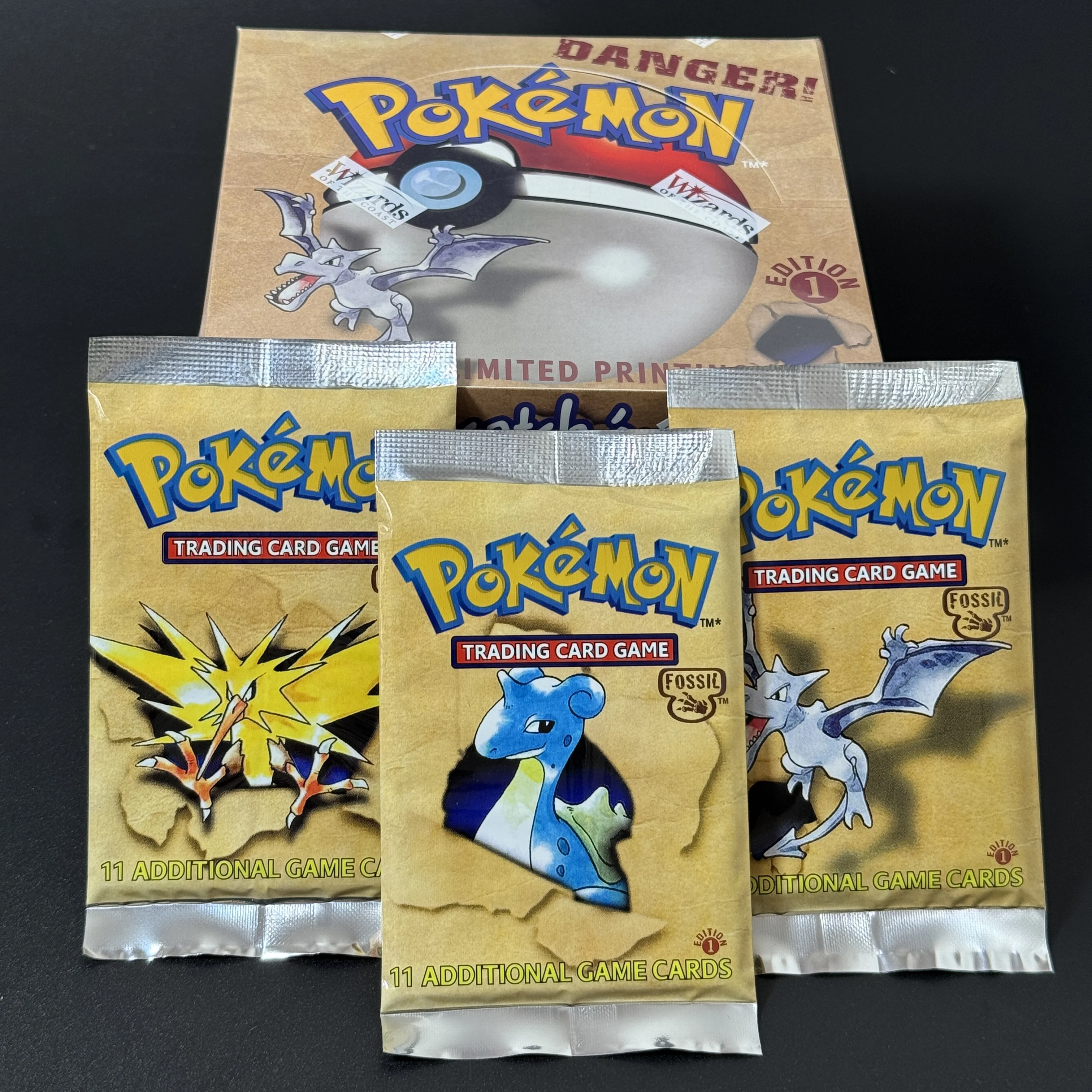 PKM Base Set Fossil Jungle Team Rocket Neo Destiny Booster Box 1999 2000 Year 1st Edition 1Box 36 Packs Proxy Game Cards Sealed