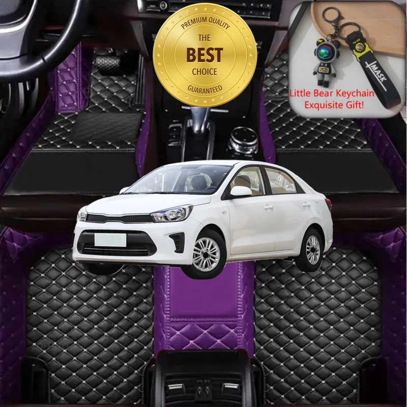 

Customized Fit for Kia Pegas 2017-2023 Car Floor Mats Car Accessories Tailored Luxury Auto Carpet Mats Left/Right-hand Drive