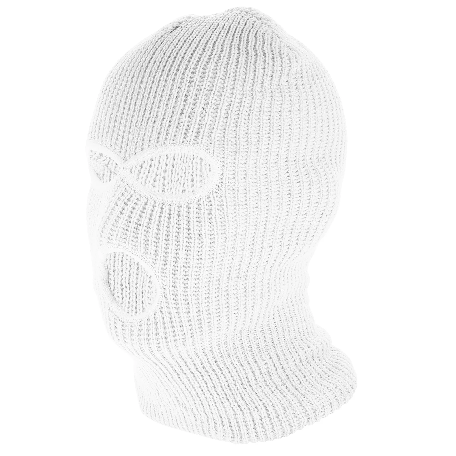 Thermal Ski Beanies Hats Three Hole Wool Knitting Full Face Mask Headband Balaclava