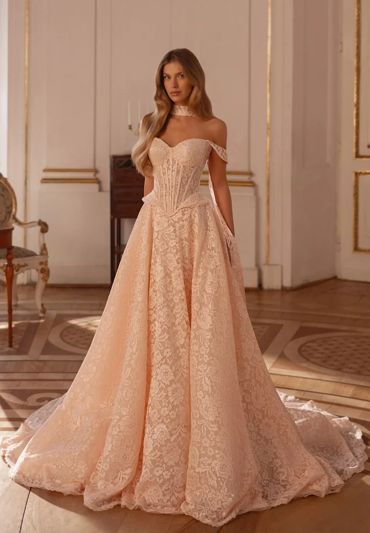 Vestido De Noiva Minimalista Corset Wedding Dress Vintage Vestidos Feminino Elegante Para Casamento Basque Waist A Line Bespoke