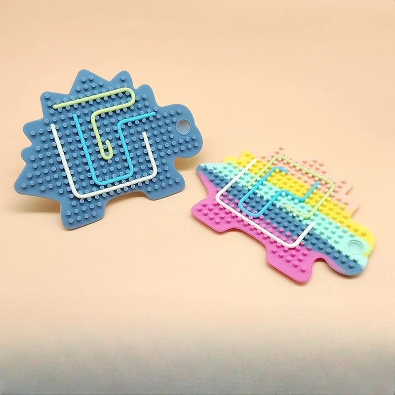 1 pçs placa de atividade sensorial relaxante ansiedade tdah autismo alívio do estresse haste de silicone colorido dedo descompressão crianças brinquedos presentes