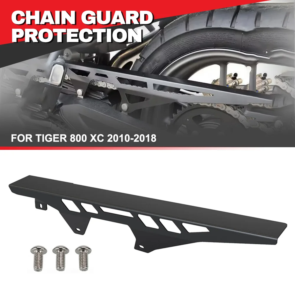 

Motorcycle Accessories Stainless Steel Chain Guard Cover Sprocket Protector FOR Tiger 800 XC 2010-2011-2012-2013-2014-2015-2018