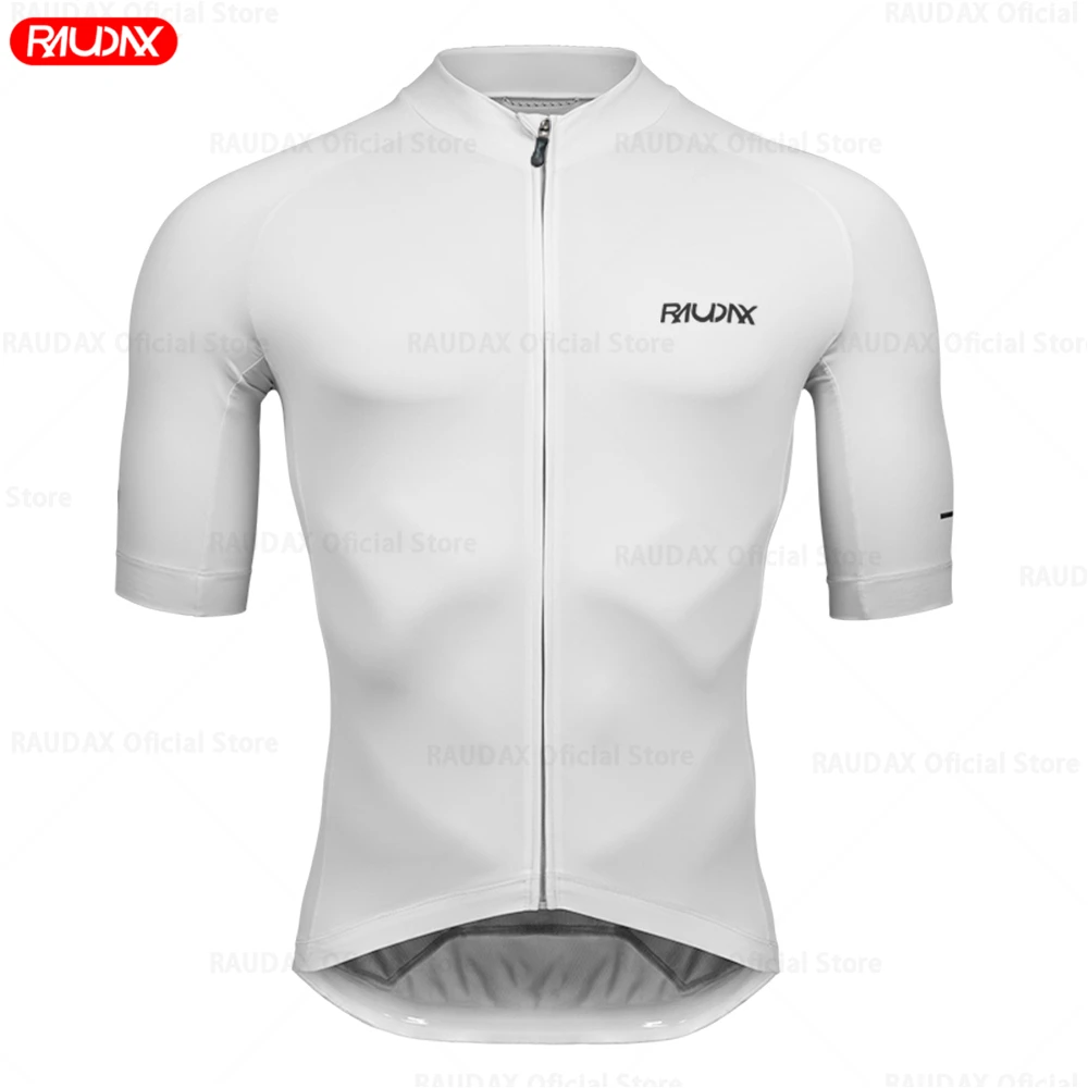 New 2023 Raudax Cycling Jersey 11 Colour Cycling Racing Tops Short Sleeve Cyclist Clothes Shirt Maillot Summer Bicycle Bike Wear