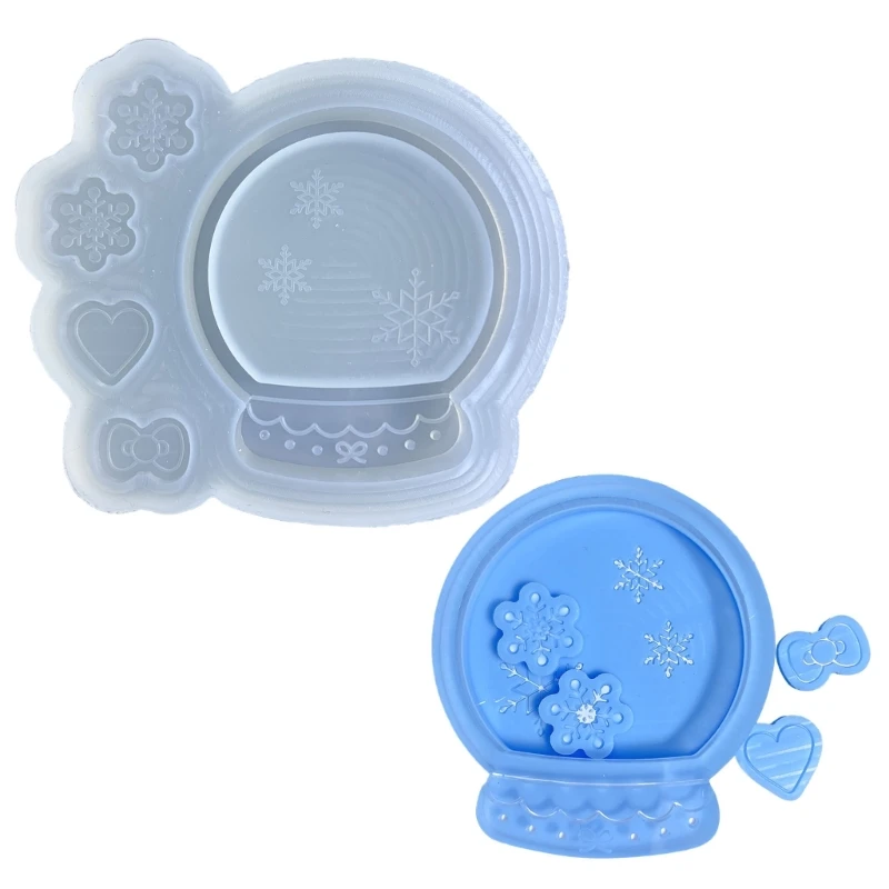 

Moulds Resin Shaker Molds Resin Casting Shaker Mould Crystal Ball Shaped Silicone Material Jewelry Accessories