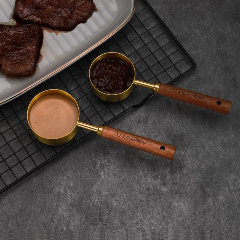 Detail Cup and Spoon Set for Baking and Coffee Recipe Use JOMD