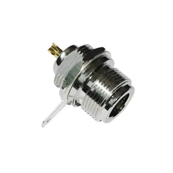 N Type Connector Bulkhead Female 180 Degree Panel Mount