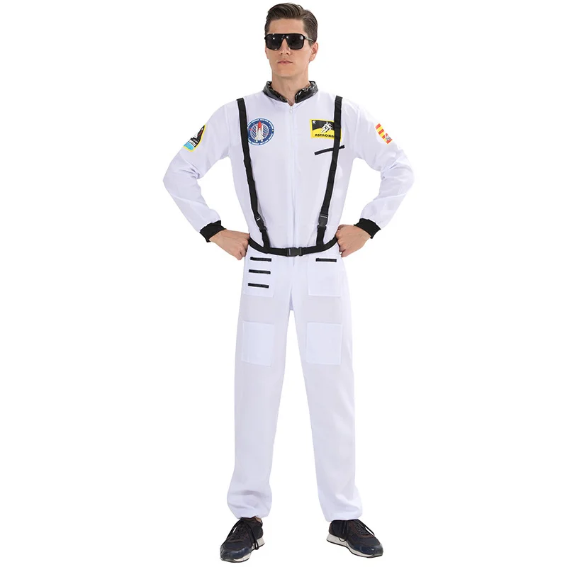 Performance Kostuum Astronaut Pilot Uniform Vakantie Feest Ruimtepak