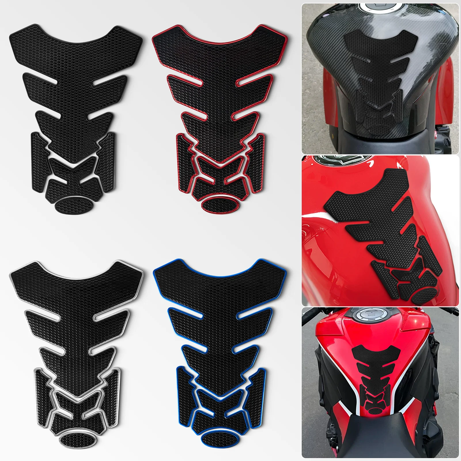 

3D Motorcycle Sticker Gas Oil Fuel Tank Pad Protector Racing Sticker for HONDA SUZUKI YAMAHA BMW Harley Kawasaki KTM Hayabusa