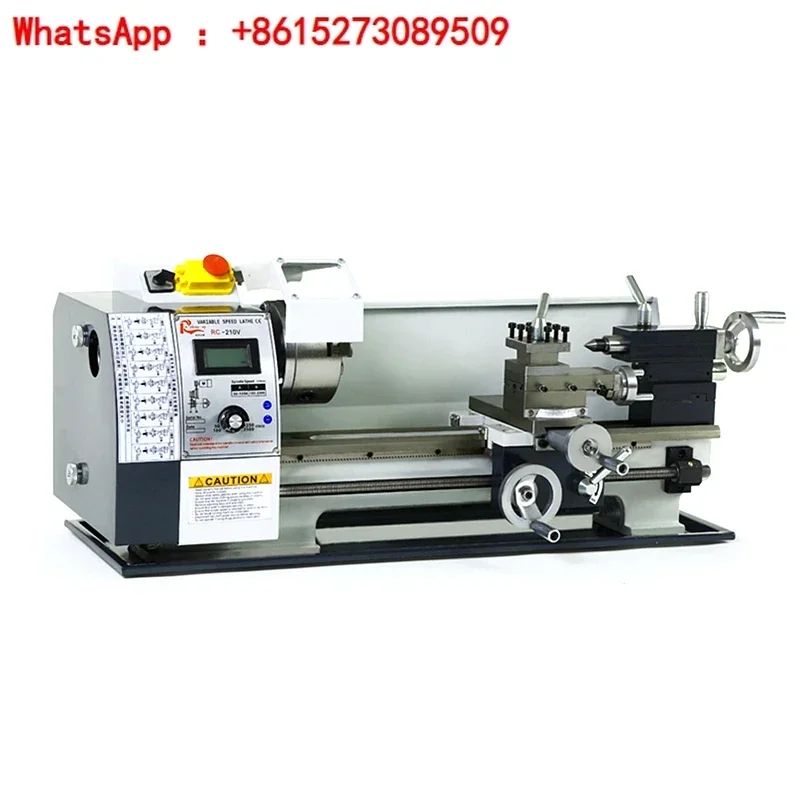 WM210 1100W 400 600 800MM Semi-Automatic Metal Lathe Length Auto Mini Threading Making  Machine