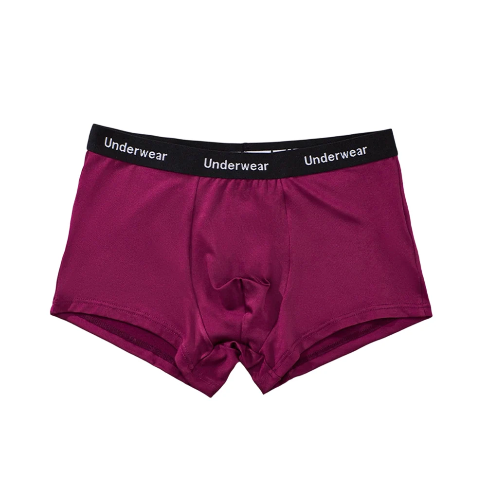 Men Breathable Soft Briefs Boxer Shorts Underwear U Pouch Lingerie Ultra Hot Trunks Elastic Flat Angle Panties Men's Clothing