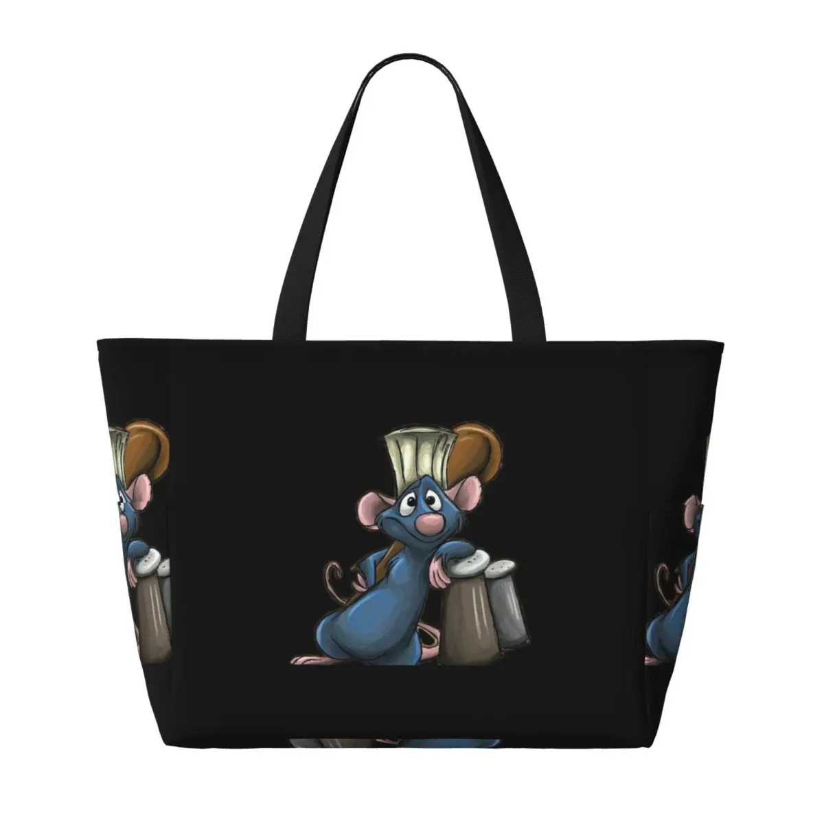 Remy Ratatouille Beach Tote Bag Sport Gym Yoga Duffle Large Tote Bag Women Travel Bag Fitness bag