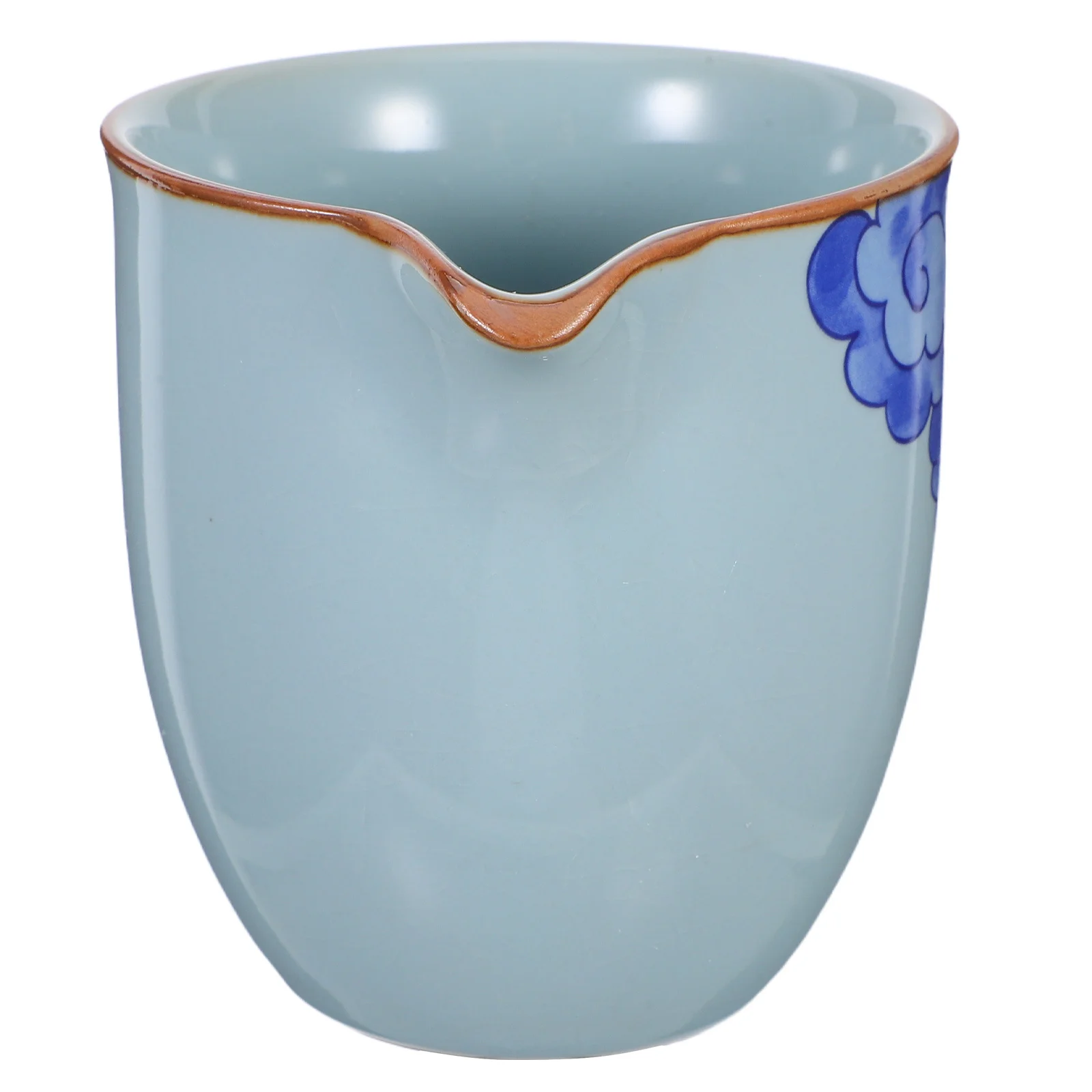 

Chinese Porcelain Kung Fu Tea Cup - Traditional Handmade Ceramic Sharing Mug for Even Tea Distribution and Enhanced Aroma