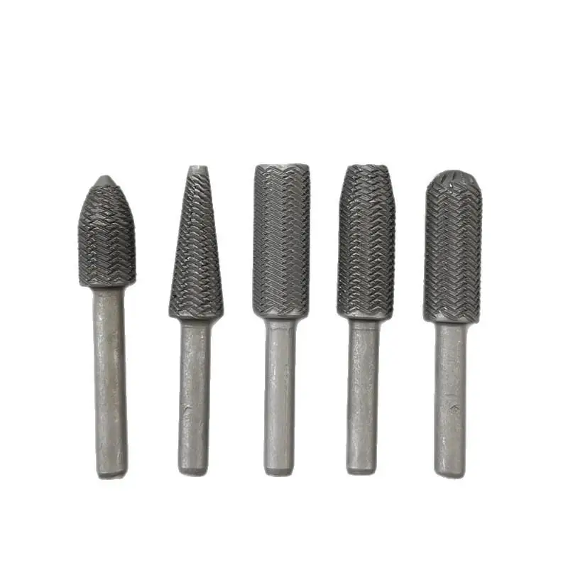

NEW 5pcs Premium Burr Set - High-Speed Cutting, Wood Carving, Rotary Rasp Drill Bit Files For Woodworking, Carpentry, Engrav