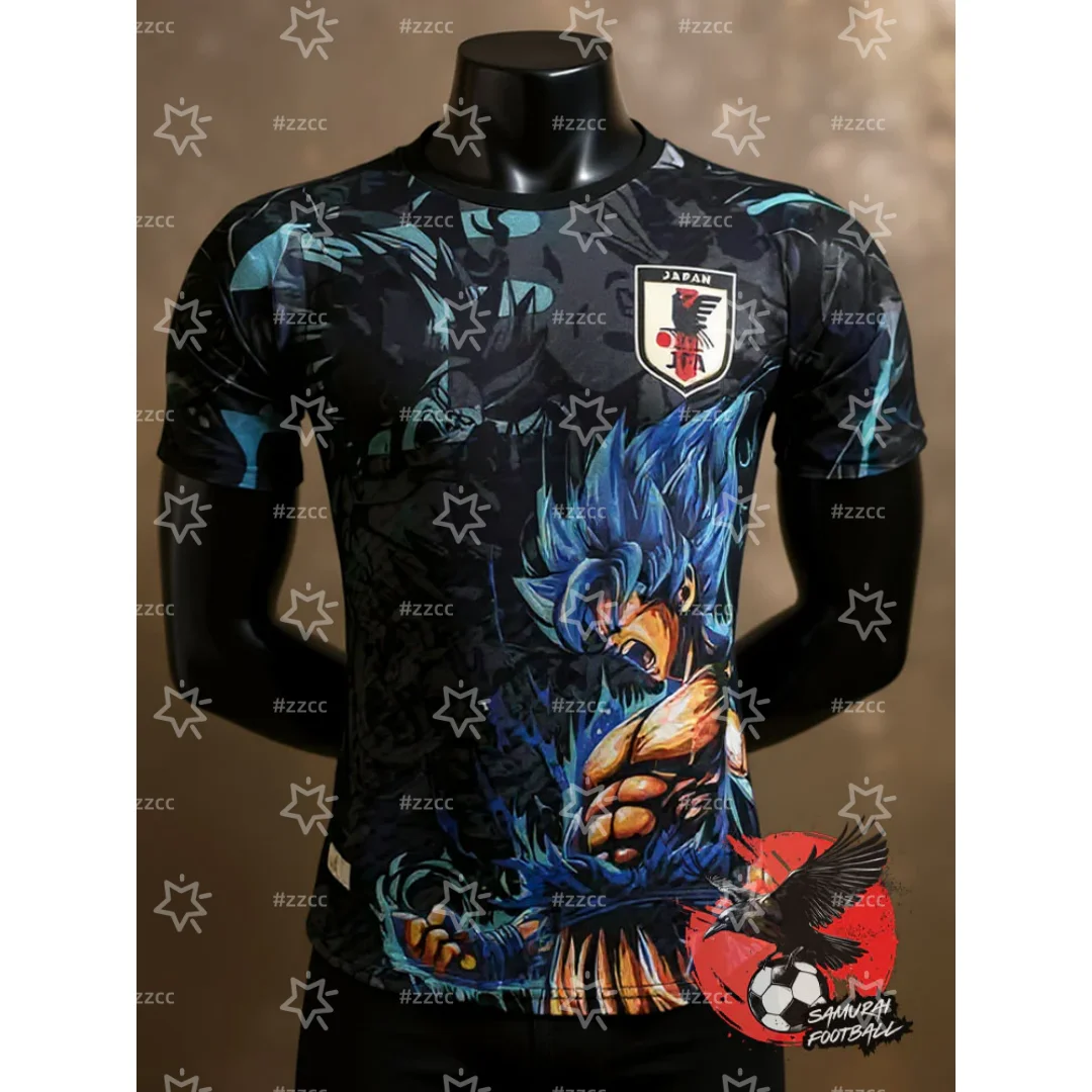 Camiseta de Fútbol 2026 MAILLOT DU JAPON x DRAGON BALL SUPER SON GOKU, Deportiva, de Secado Rápido, para Hombre, Niño y Mujer, Estilo Y2K