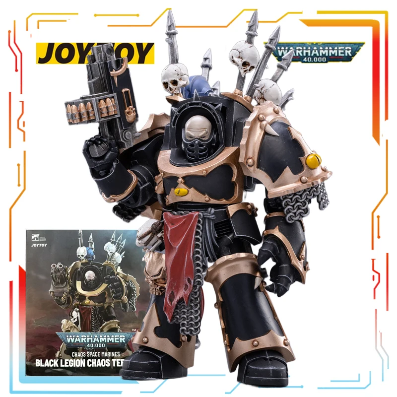 JOYTOY Original Warhammer 40k Serie Chaos Terminator Squad Anime Action Montage Modell Spielzeug Sammeln Modell Geschenke für Jungen